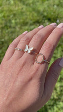 Load and play video in Gallery viewer, Mini Butterfly Ring