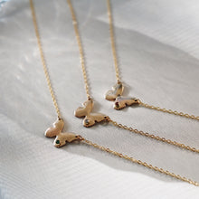 Load image into Gallery viewer, Butterfly Necklace with Birthstone