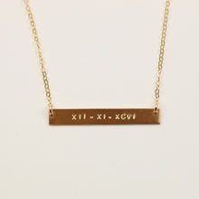 Load image into Gallery viewer, Classic Bar Necklace 1.5"