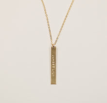 Load image into Gallery viewer, Vertical Bar Necklace 1.5"