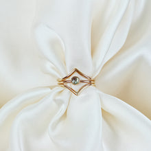 Load image into Gallery viewer, Aquamarine Ring (Set of 3) - March Birthstone