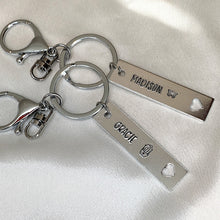 Load image into Gallery viewer, Personalized Keychain (1 line text)