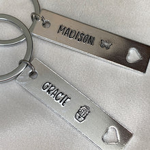 Load image into Gallery viewer, Personalized Keychain (1 line text)