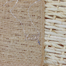 Load image into Gallery viewer, Personalized Name Necklace with Cross Charm