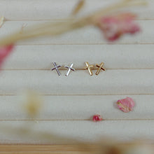 Load image into Gallery viewer, Mini Cross Studs
