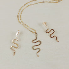 Load image into Gallery viewer, Manasa Snake Earrings