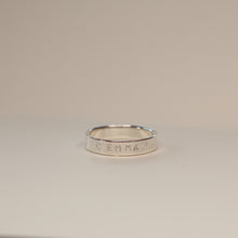 Load image into Gallery viewer, Personalized Hand Stamped Ring - Thin Band Ring