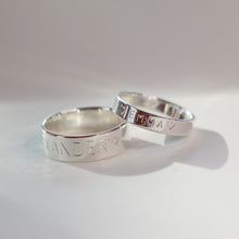 Load image into Gallery viewer, Personalized Couple Ring Set