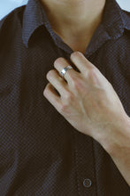 Load image into Gallery viewer, Personalized Hand Stamp Ring - Thick Band Ring