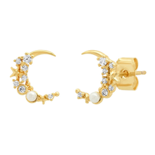 Load image into Gallery viewer, Crescent Studs