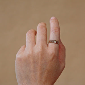 Clear Quartz Ring - April Birthstone