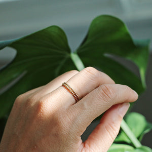 Mini Beaded Ring