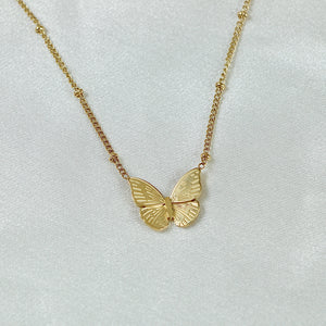 Golden Butterfly Necklace