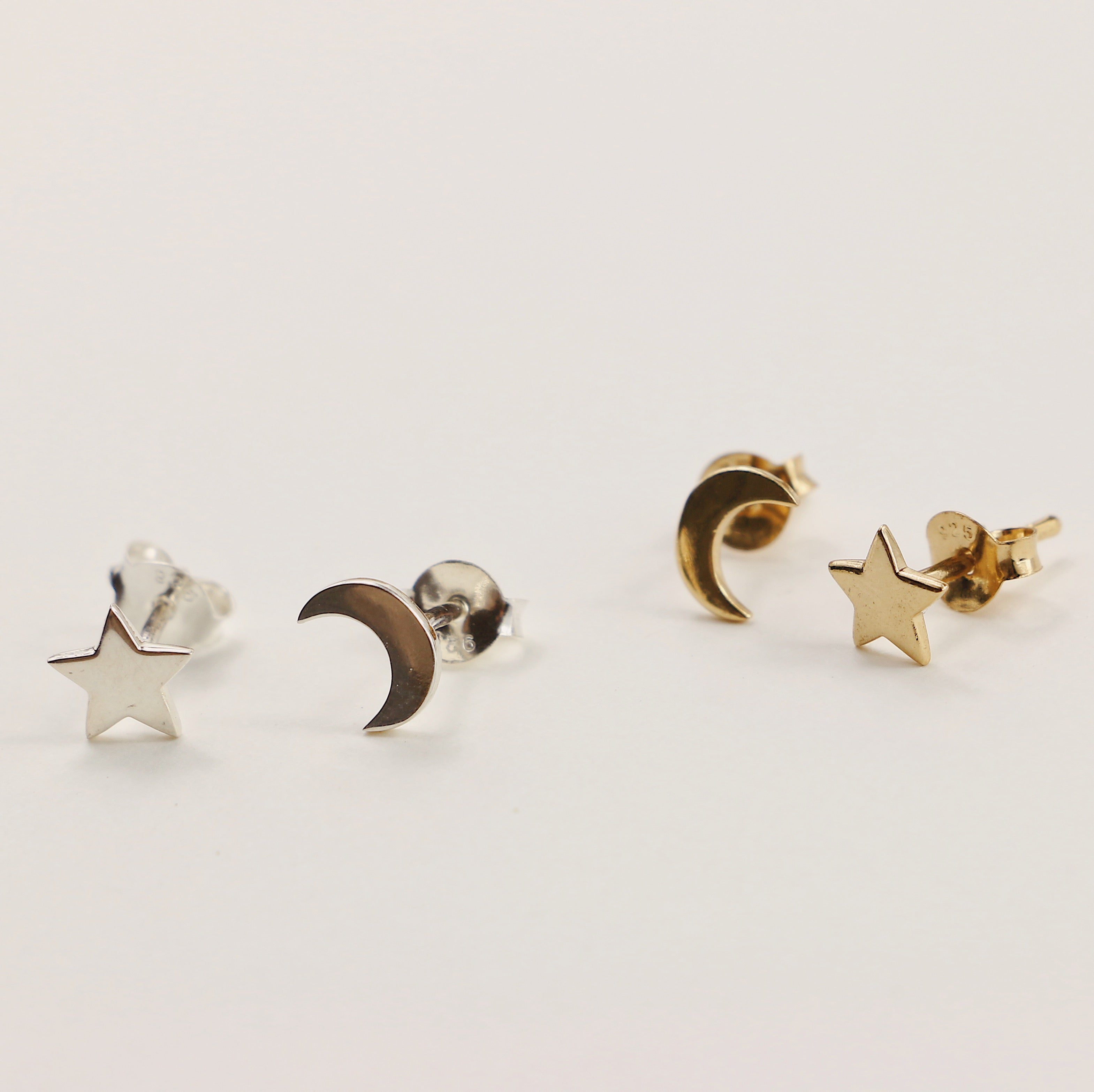 ★MIDNIGHT MOMENT.★ cosmic earring gold Mini Cosmic Stud Earrings – TamTak