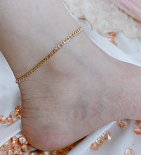 Load image into Gallery viewer, Classic Flat Chain Anklet
