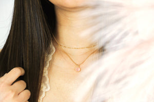 Minima Rose Quartz Necklace
