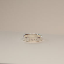 Load image into Gallery viewer, Personalized Hand Stamped Ring - Thin Band Ring
